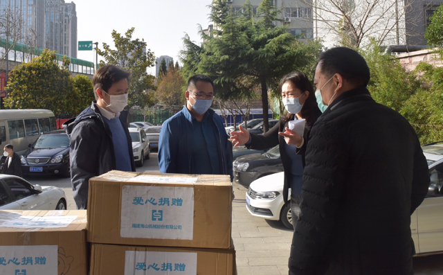 捐贈濟南防疫物資，情暖環衛工作人員